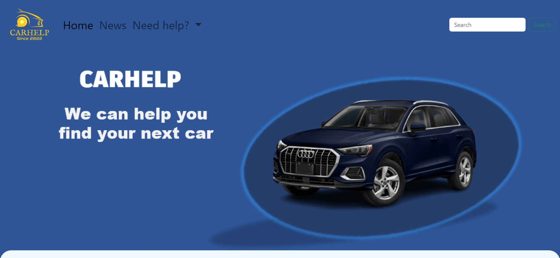 CarHelp website preview