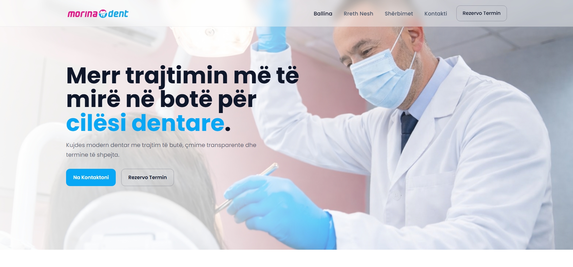 Morina Dent website preview